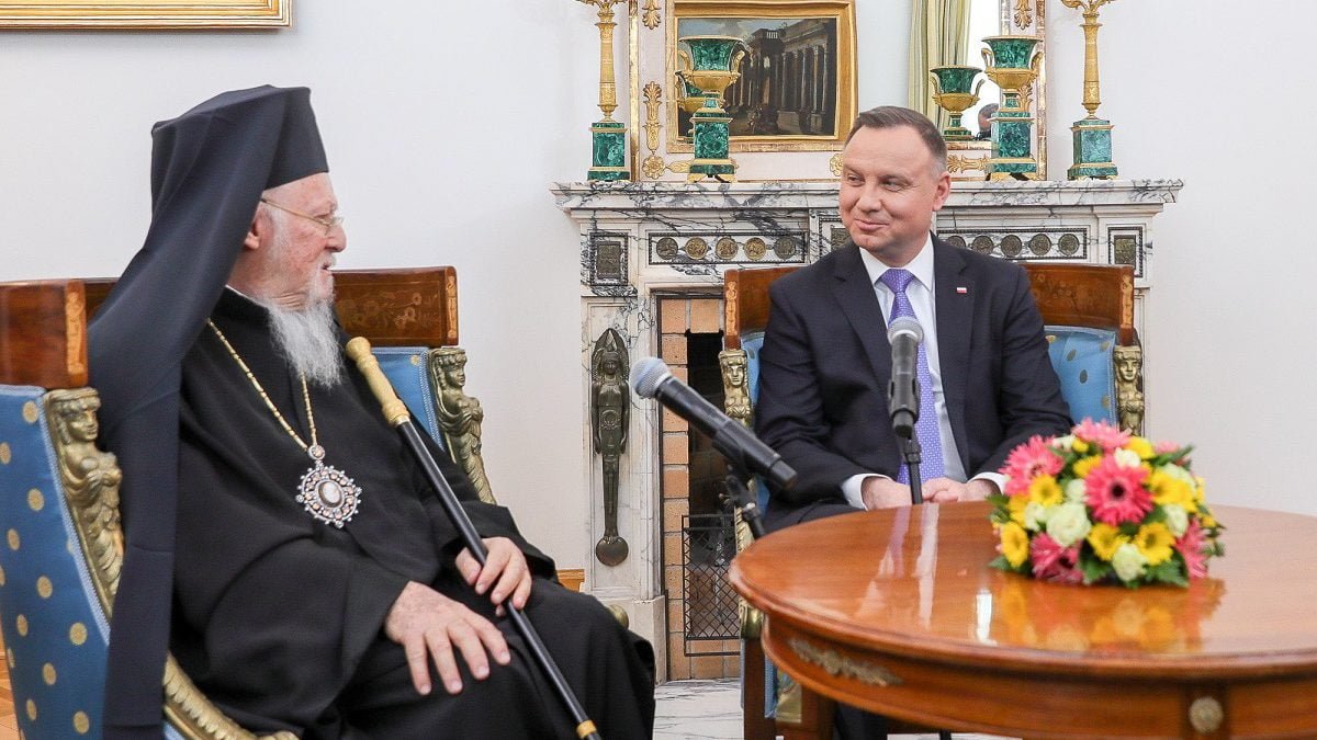 Заява Вселенського Патріарха Варфоломія на початку зустрічі з президентом Польщі