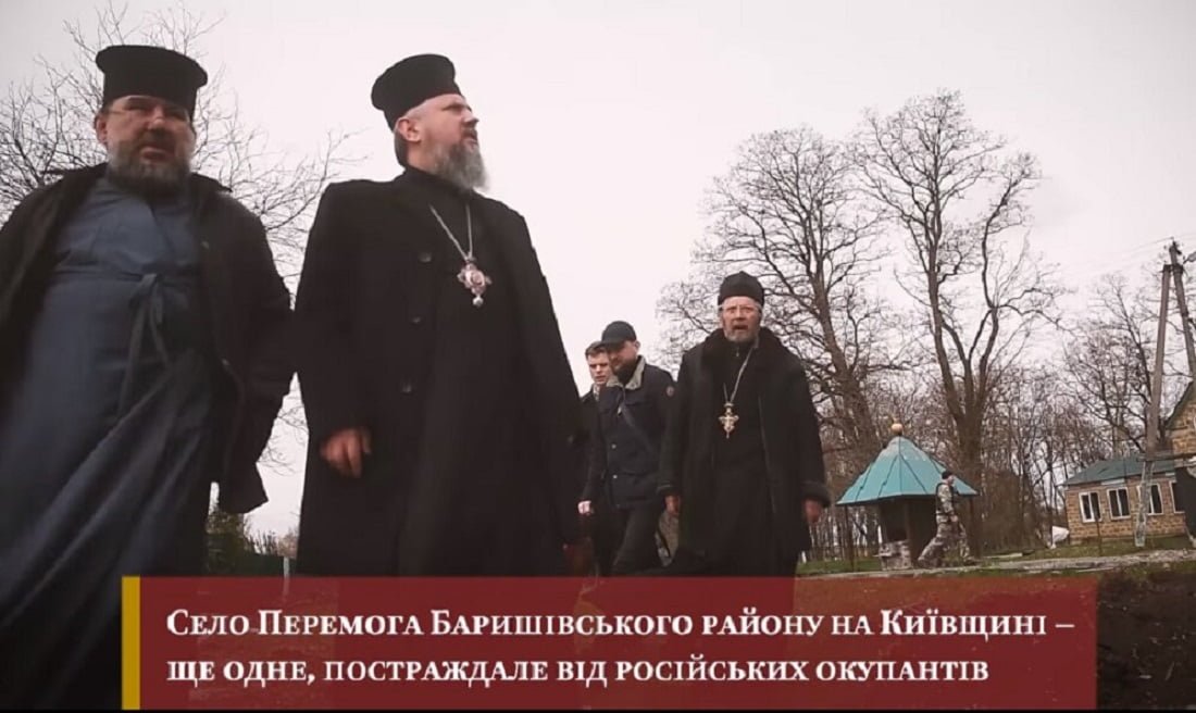 На Київщині Митрополит Епіфаній звершив заупокійну літію за усіх полеглих оборонців та закатованих мирних жителів