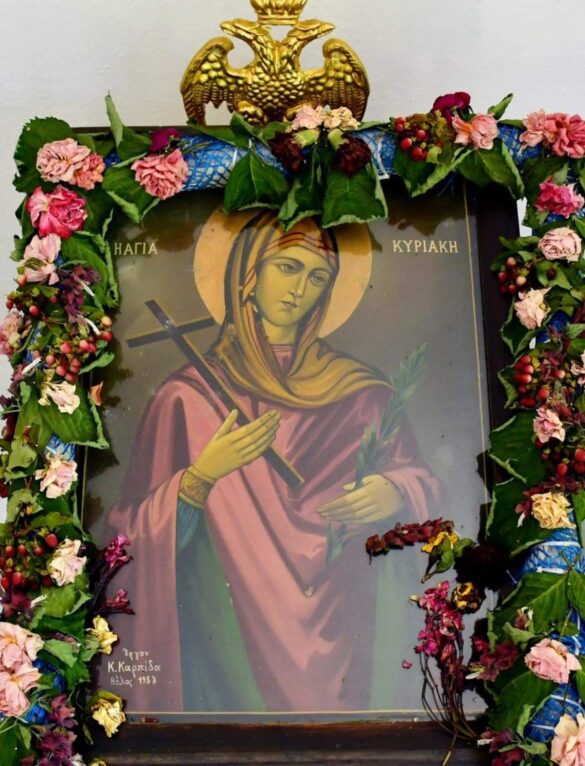 Паломництво до благодатного образу святої Киріаки в храмі Пропан Пеліон
