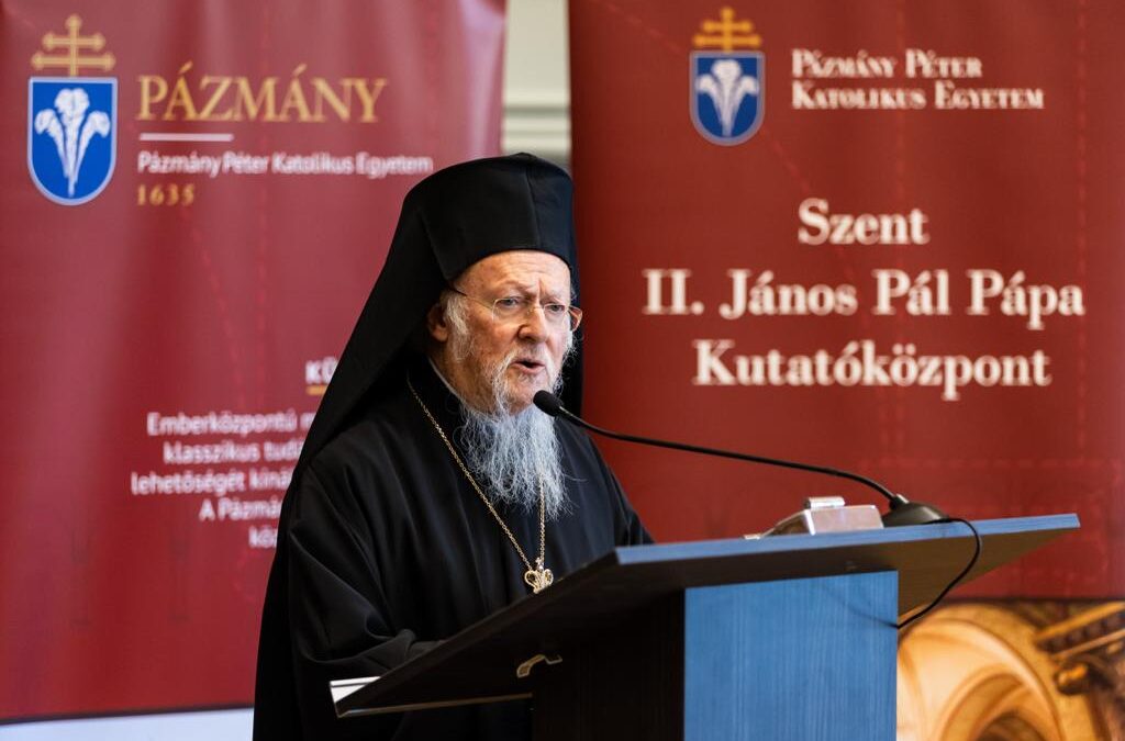 Вселенський Патріарх Варфоломій: захист творіння на міжнародній конференції в Будапешті