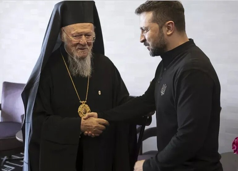 Зеленський подякував Вселенському патріарху за підписання комюніке Саміту миру у Швейцарії