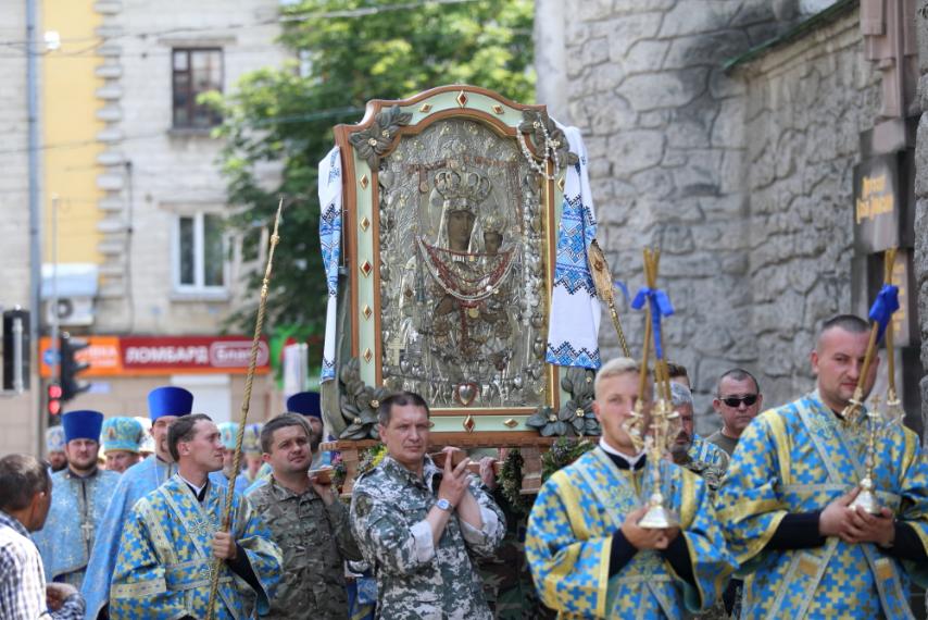 Візит Предстоятеля автокефальної УПЦ (ПЦУ) з нагоди свята Тернопільської чудотворної ікони Божої Матері