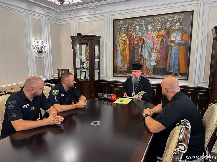 Митрополит Епіфаній привітав Національну поліцію з професійним святом