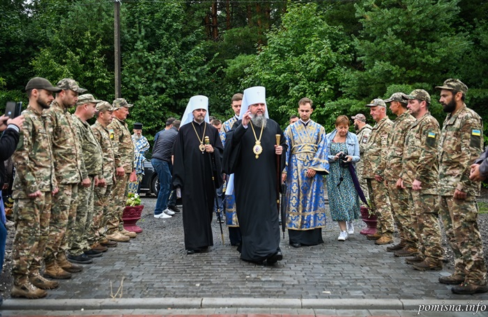 Блаженнійший митрополит Епіфаній освятив місце для Меморіалу Героїв у Лішні