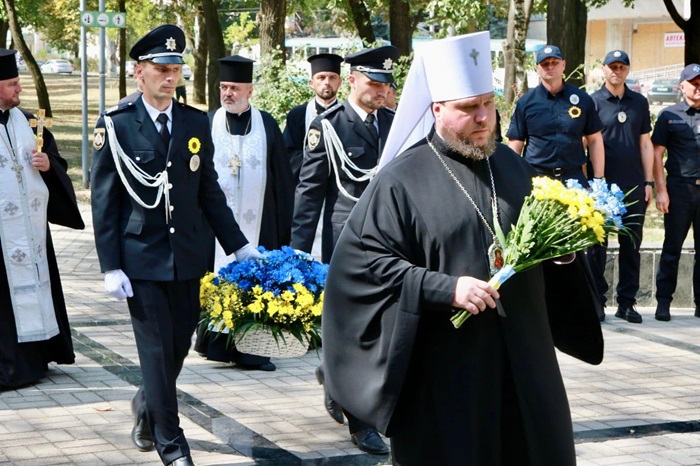 У Дніпрі провели панахиду за полеглими правоохоронцями