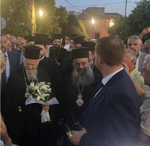Значуща подія для Хіоса: Вселенський Патріарх відвідав храм Успіння Пресвятої Богородиці