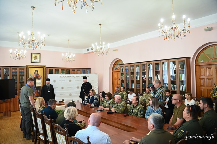 Митрополит Епіфаній нагородив добровольців «Легіону Оболонь» за жертовну службу Батьківщині