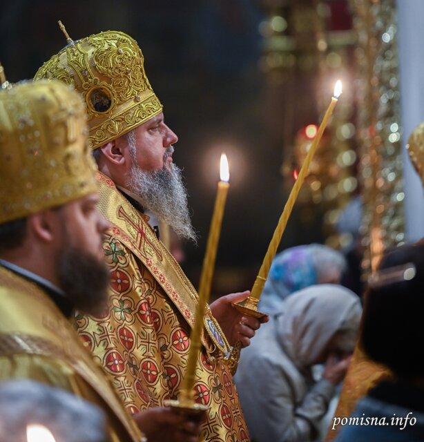 У Золотоверхому соборі Києва відбулося Всенічне бдіння на чолі з Митрополитом Епіфанієм