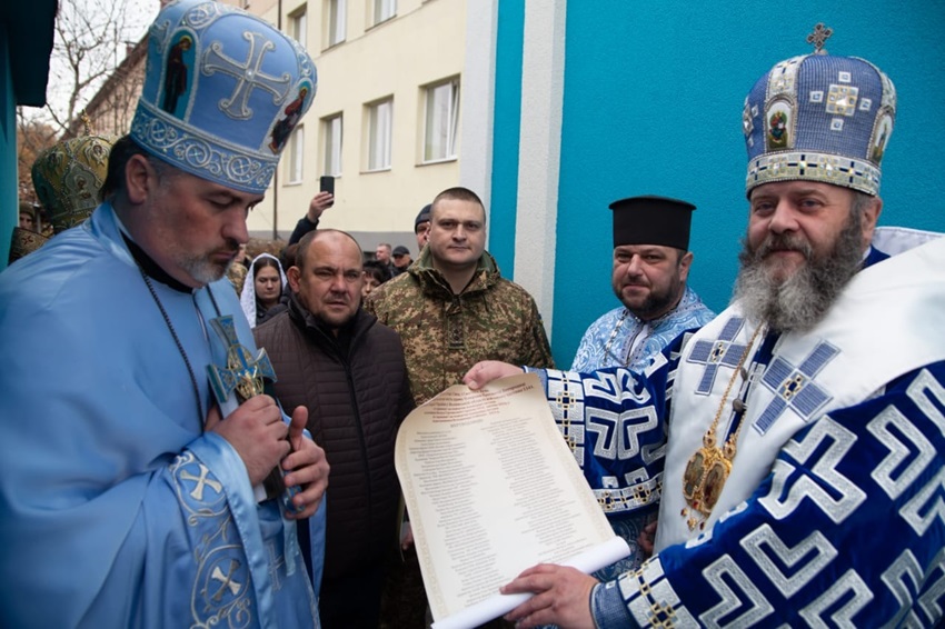 На території військової частини НГУ відкрито церкву Покрови Пресвятої Богородиці