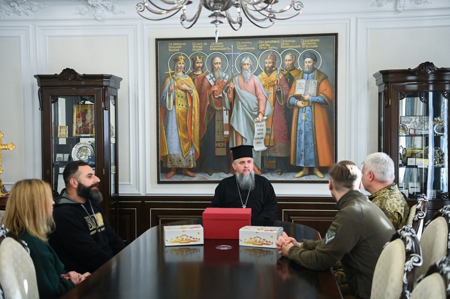 Митрополит Епіфаній обговорив благодійні проєкти з «Місією Євразія»