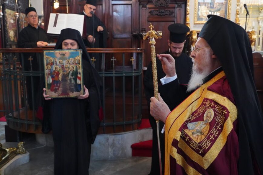 Урочиста Літургія Вселенського Патріарха Варфоломія: візит до Храму Памегіста Бригадира Великої Течії