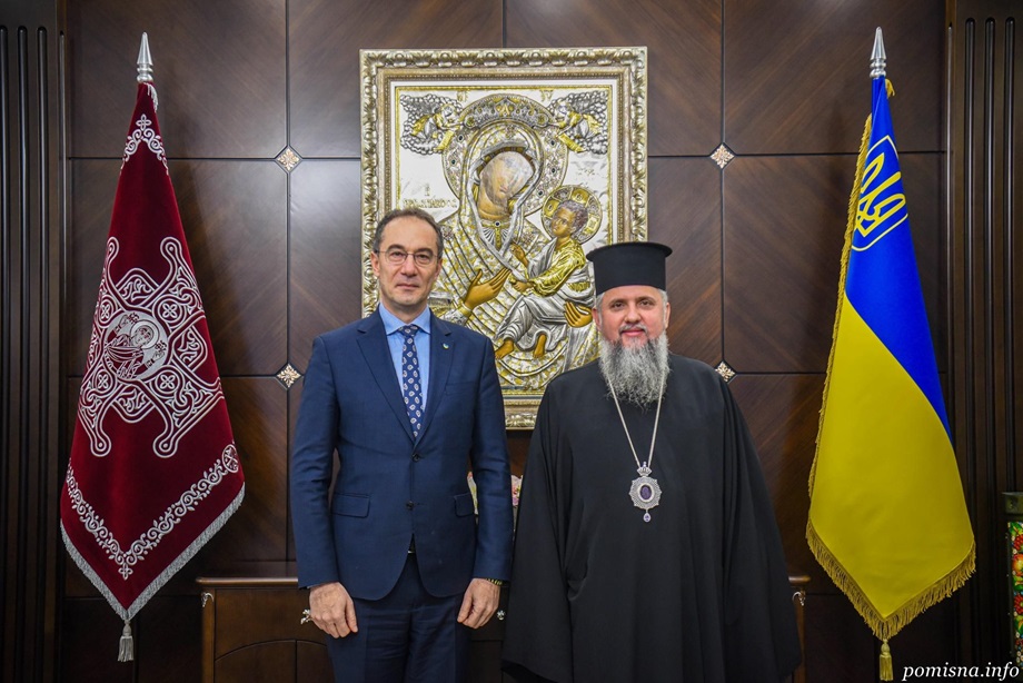 Митрополит Епіфаній зустрівся з послом Греції: обговорення підтримки України та церковного діалогу