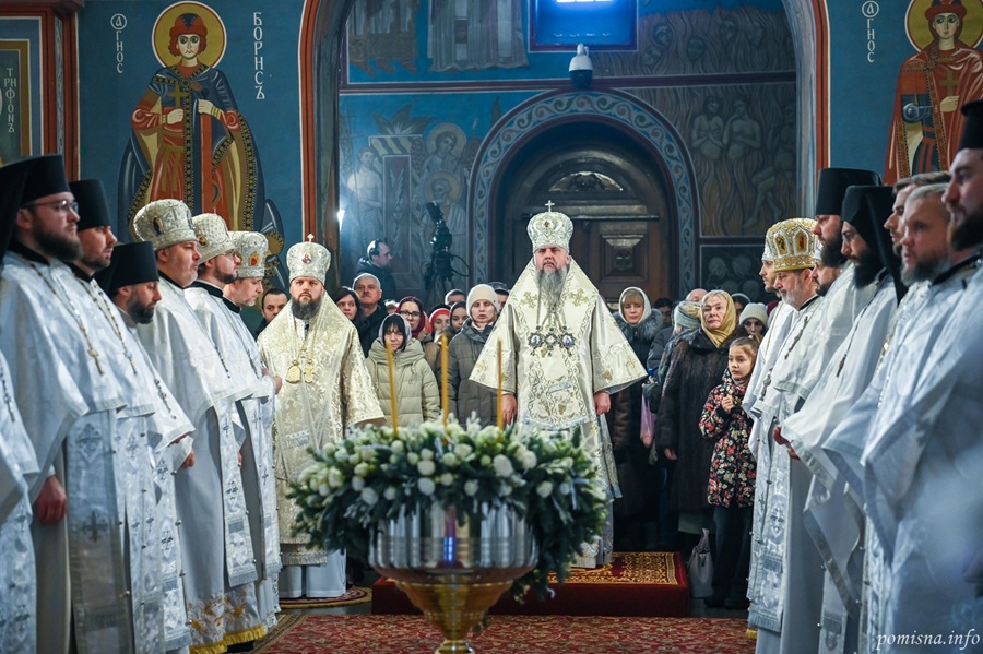 Митрополит Епіфаній очолив урочисту літургію в Навечір’я Богоявлення