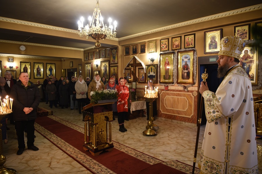 Божественна літургія в новозбудованому храмовому комплексі на честь святого Пророка Іоана Хрестителя