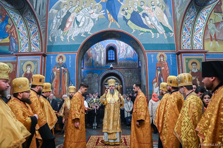 Блаженнійший Митрополит Епіфаній очолив Всенічне бдіння у Золотоверхому соборі