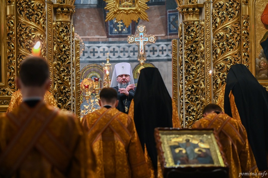 Митрополит Епіфаній очолив Всенічне бдіння у Золотоверхому соборі