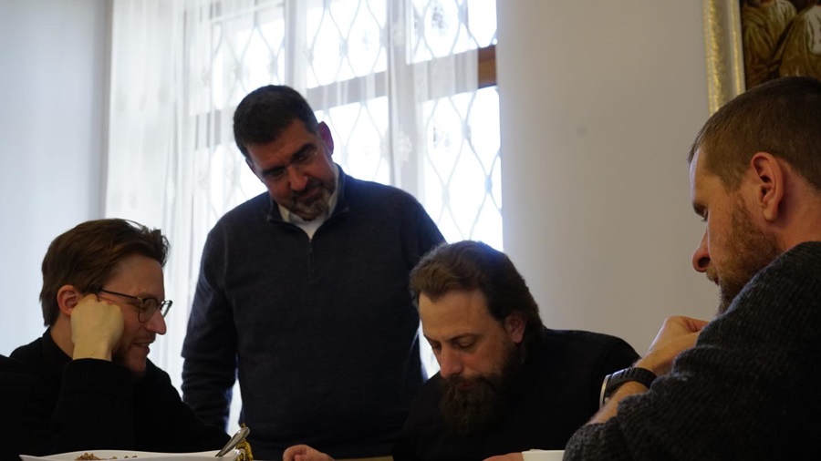 Брати з Тезе відвідали Києво-Печерську лавру та помолилися за Україну
