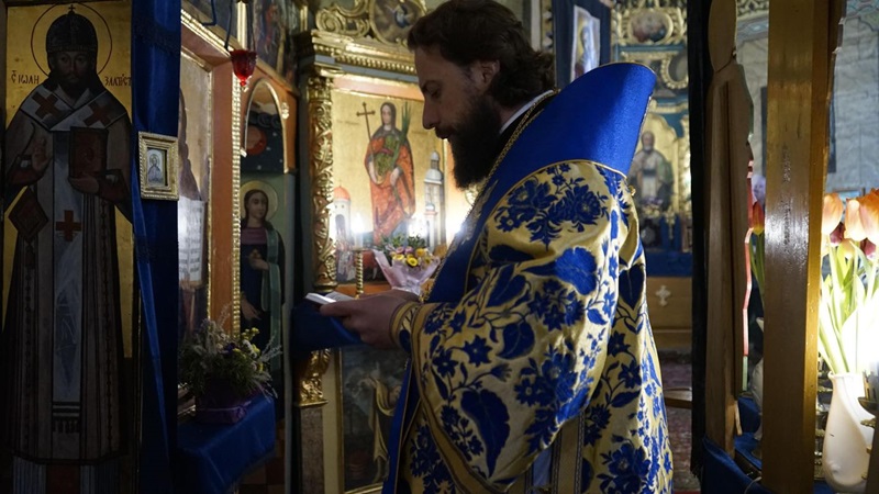 Намісник Києво-Печерської лаври звершив літургію у храмі на Яворівщині