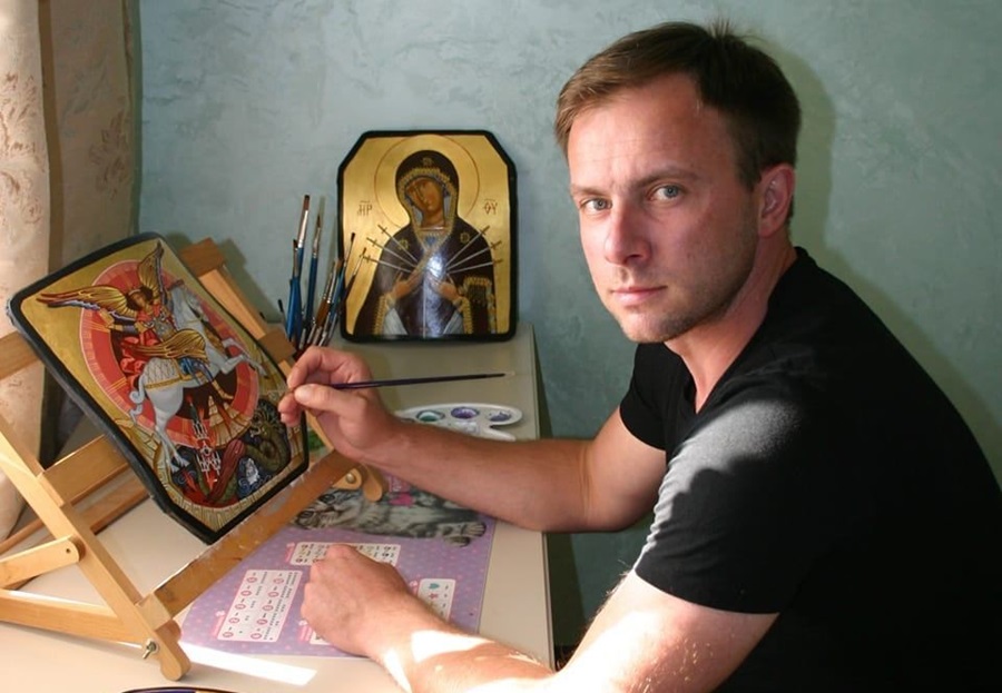 Іконописець із Кременця, котрий малює на броні: духовне мистецтво Андрія Охоцького