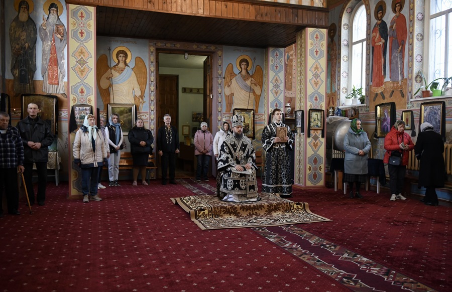 Великий піст: у Вишгородській єпархії відбулася Літургія Ранішеосвячених Дарів