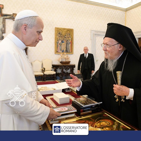 Візит Патріарха Варфоломія до Папи Римського: від Літургії до спільної молитви за мир