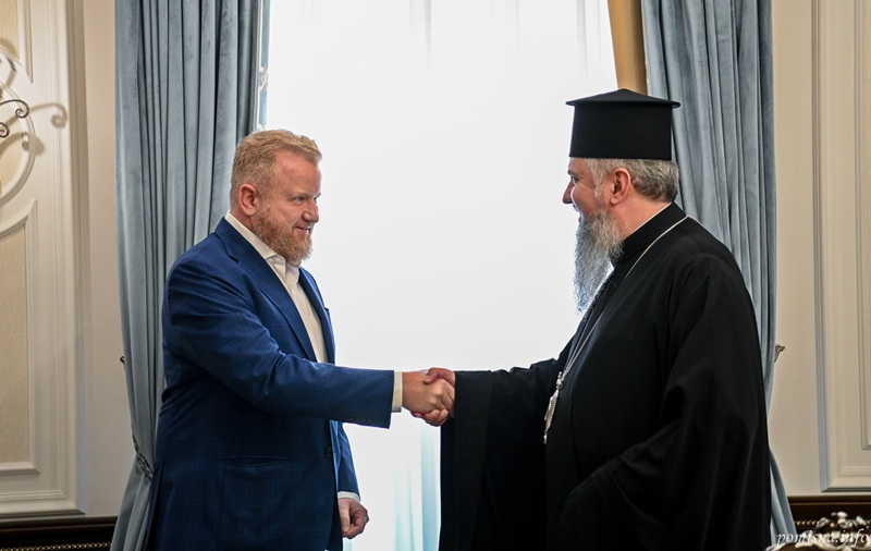 Митрополит Епіфаній та Руслан Шостак об’єднали зусилля на підтримку капеланів