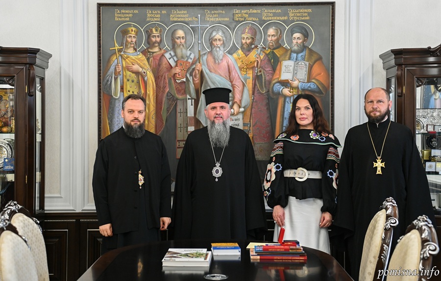 Київський розспів і духовна спадщина: Митрополит Епіфаній зустрівся з Владленою Литовченко