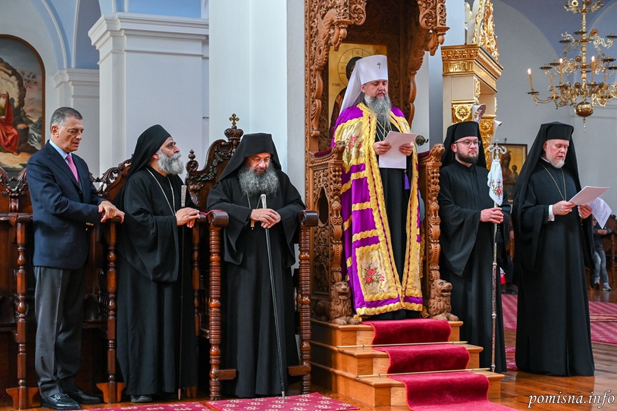 «Ми молимося за правду і мир»: слово Митрополита Епіфанія у скиту пророка Іллі на Афоні