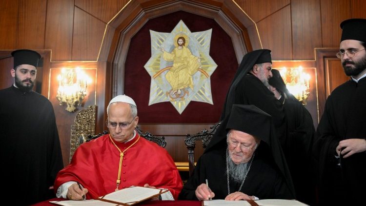 Спільна декларація Папи Лева XIV і Патріарха Варфоломея: новий етап християнського зближення