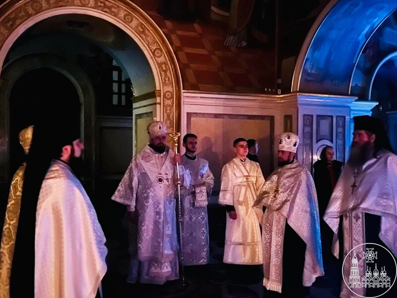 У Києво-Печерській лаврі відслужили всенічне бдіння напередодні Неділі після Різдва