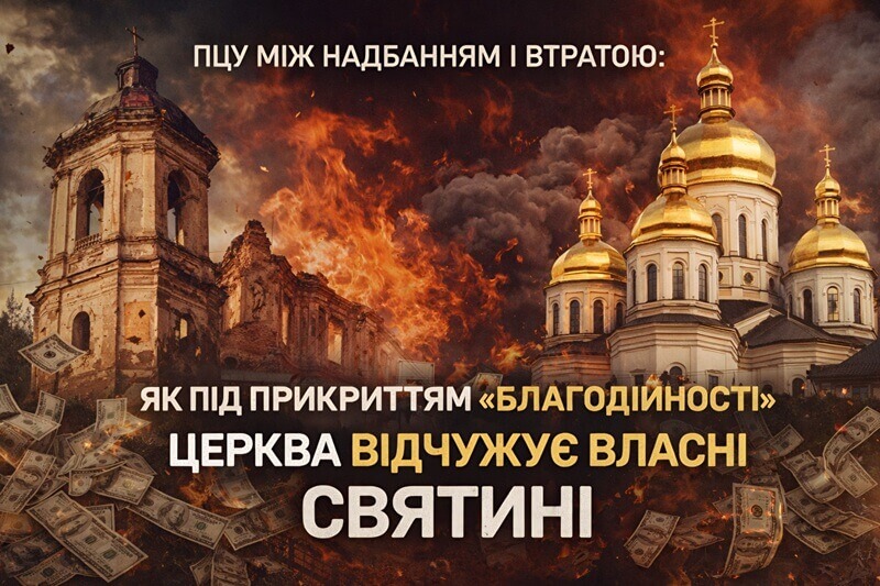 ПЦУ між надбанням і втратою: як під прикриттям «благодійності» Церква відчужує власні святині