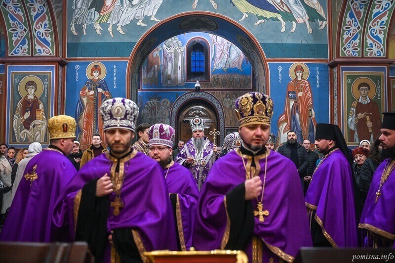 Предстоятель ПЦУ звершив Всенічне бдіння у Михайлівському соборі Києва