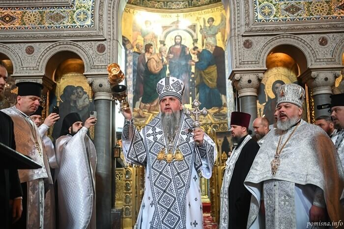 У Володимирському соборі прозвучало слово про любов і вірність на похованні Патріарха Філарета