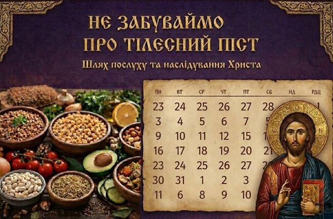 Піст тіла і свобода серця: як пройти другу седмицю Великого посту