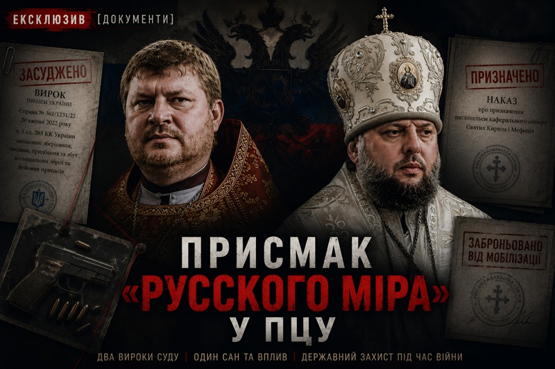 ПРИСМАК «РУССЬКОГО МІРА» в ПЦУ: ексклюзивні документи, вирок і російський слід у Тернопільсько-Бучацькій єпархії